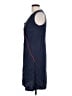 Assorted Brands 100% Polyester Solid Blue Casual Dress Size L - photo 5