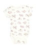 Gerber 100% Cotton Ivory Short Sleeve Onesie Size 0-3 mo - photo 1