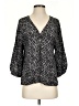 Joie 100% Silk Gray 3/4 Sleeve Silk Top Size XS - photo 1