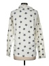 Hem & Thread Stars Silver Pullover Hoodie Size M - photo 2