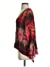 Parker Red 3/4 Sleeve Blouse Size S - photo 5