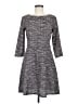 Max Studio Tweed Gray Casual Dress Size M - photo 1