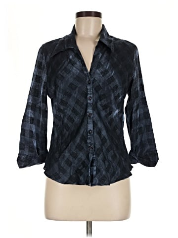 Giorgio Fiorlini 3/4 Sleeve Button-Down Shirt (view 1)