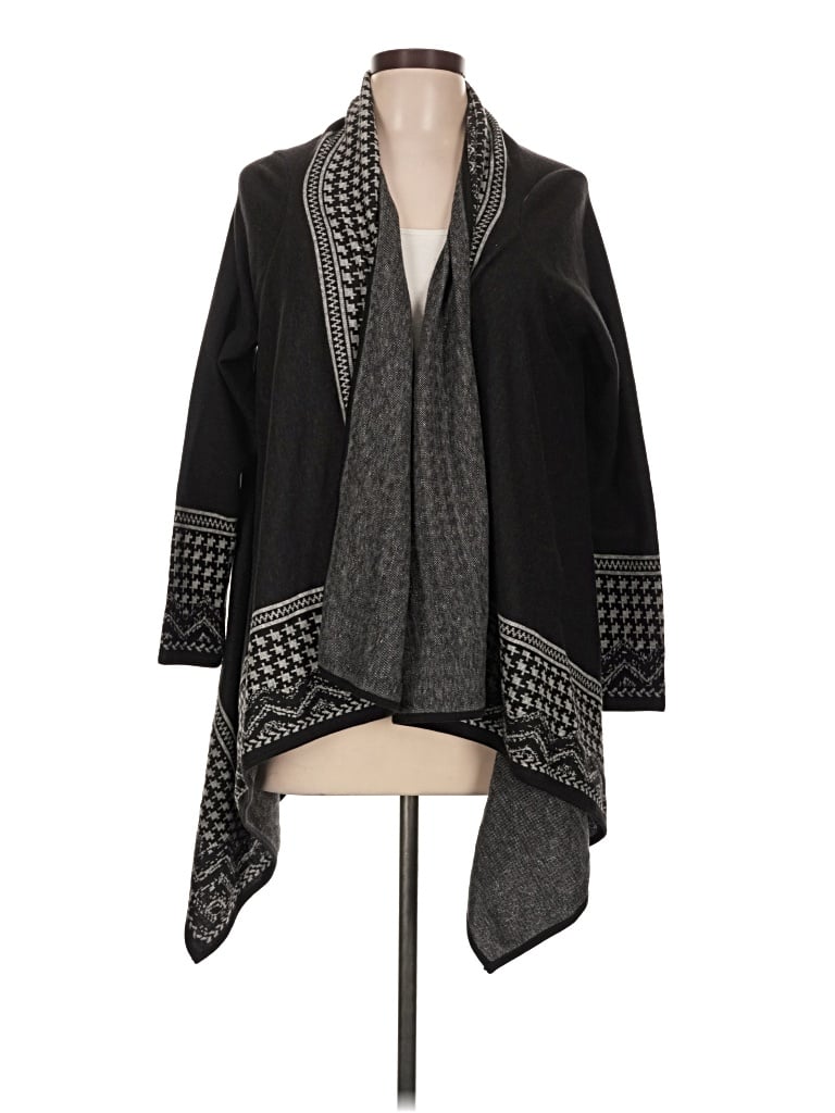 Pre-owned Dana Buchman Cardigan Sweater In Black