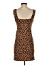 Assorted Brands 100% Polyester Animal Print Brown Cocktail Dress Size S - photo 2
