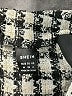 Shein 100% Polyester Houndstooth Gray Casual Skirt Size 6 - photo 4