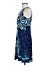 Donna Morgan 100% Polyester Print Blue Cocktail Dress Size 6 - photo 5
