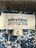 Alice Blue 100% Polyester Blue Sleeveless Blouse Size M - photo 7