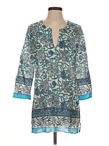 Calypso St. Barth 3/4 Sleeve Blouse (view 1)