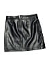 Blank NYC 100% Polyurethane Metallic Black Skirt Size 8 - photo 2
