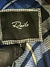 Rails 100% Viscose Rayon Plaid Blue Long Sleeve Button-Down Shirt Size L - photo 7