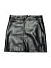 Blank NYC 100% Polyurethane Metallic Black Skirt Size 8 - photo 1