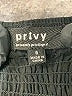 Privy 100% Polyester Black 3/4 Sleeve Blouse Size S - photo 4