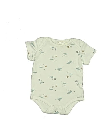 Rabbit Bear Short Sleeve Onesie (view 1)