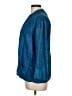 Chico's 100% Silk Blue Jacket Size Lg (2) - photo 5