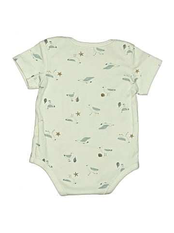 Rabbit Bear Short Sleeve Onesie (view 2)