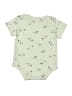 Rabbit Bear Print Green Short Sleeve Onesie Size 6-9 mo - photo 2