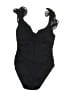 Unbranded Solid Black One Piece Swimsuit Size 8 - photo 1