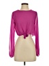 Superdown 100% Polyester Pink Long Sleeve Blouse Size XS - photo 1