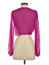 Superdown 100% Polyester Pink Long Sleeve Blouse Size XS - photo 2