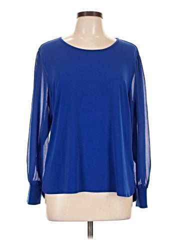 Calvin Klein Long Sleeve Blouse (view 1)