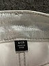 Inc Denim Metallic Silver Jeans Size 6 - photo 7