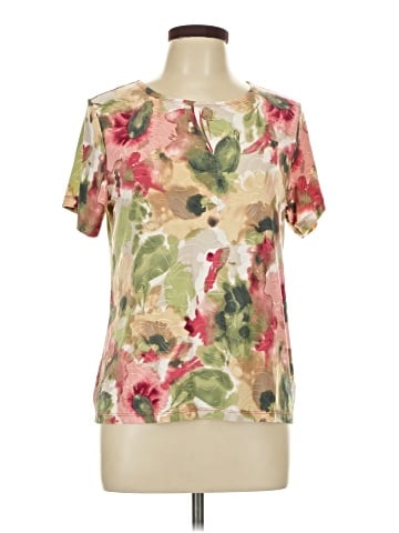JM Collection Short Sleeve Blouse (view 1)