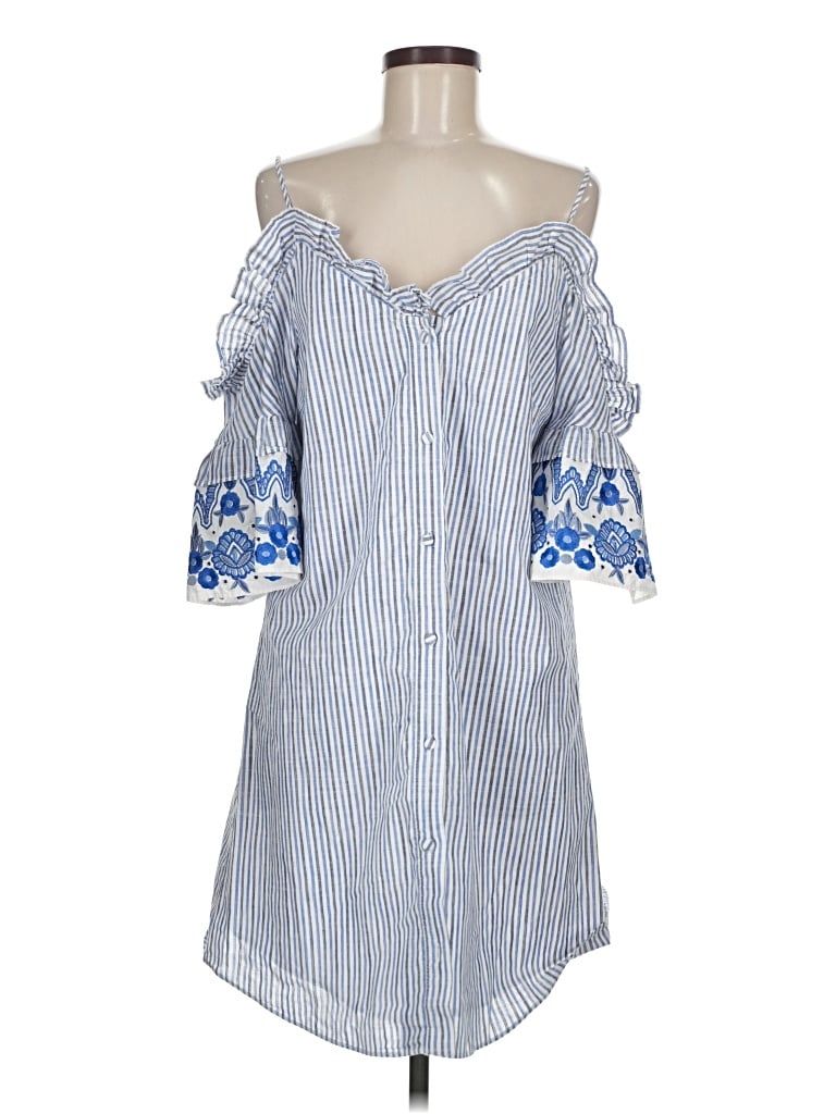 Pre-owned Parker Casual Dress In Blue