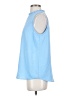 MTS Blue Sleeveless Blouse Size S - photo 5
