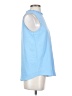 MTS Blue Sleeveless Blouse Size S - photo 4