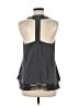 Akiko 100% Silk Gray Sleeveless Silk Top Size L - photo 2