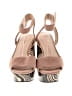 Sacha London 100% Leather Paisley Tan Heels Size 7 1/2 - photo 2