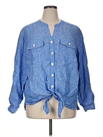 John Mark 3/4 Sleeve Button-Down Shirt (view 1)