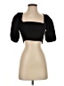 o.p.t Black Short Sleeve Top Size S - photo 1
