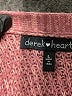 Derek Heart Pink Pullover Sweater Size L - photo 7