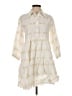 Anthropologie 100% Cotton Ivory Casual Dress Size S - photo 1