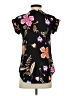 Express Black Short Sleeve Blouse Size XS - photo 2