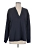 Vince. 100% Triacetate Blue Long Sleeve Blouse Size M - photo 1