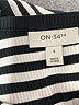 On 34th Stripes Silver Casual Dress Size S - photo 7