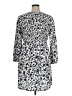 Old Navy Print Blue Casual Dress Size XL - photo 2