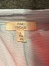 Como Vintage 100% Cotton Stripes Blue Long Sleeve Button-Down Shirt Size L - photo 7