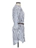 Passport 100% Polyester Stripes Blue Casual Dress Size S - photo 4