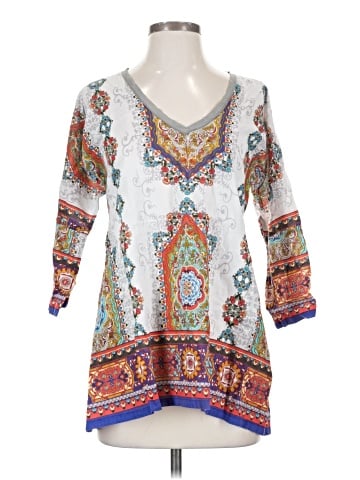 Johnny Was 3/4 Sleeve Blouse (view 1)
