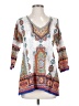 Johnny Was White 3/4 Sleeve Blouse Size XS - photo 1