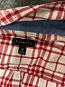 Talbots 100% Cotton Plaid Red Long Sleeve Button-Down Shirt Size 18 - photo 7