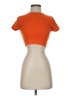 Zara Orange Short Sleeve Turtleneck Size S - photo 1