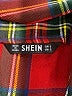 Shein Plaid Red Casual Dress Size S - photo 7