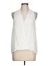 Tart 100% Viscose Ivory Sleeveless Blouse Size L - photo 1