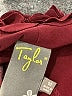 Taylor Solid Burgundy Cocktail Dress Size 14 - photo 7