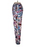 BECCA® by Rebecca Virtue 100% Polyester Print Blue Casual Pants Size L - photo 5